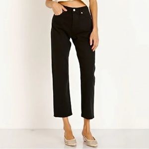 Levi’s Black Wedgie Straight High Rise Jeans